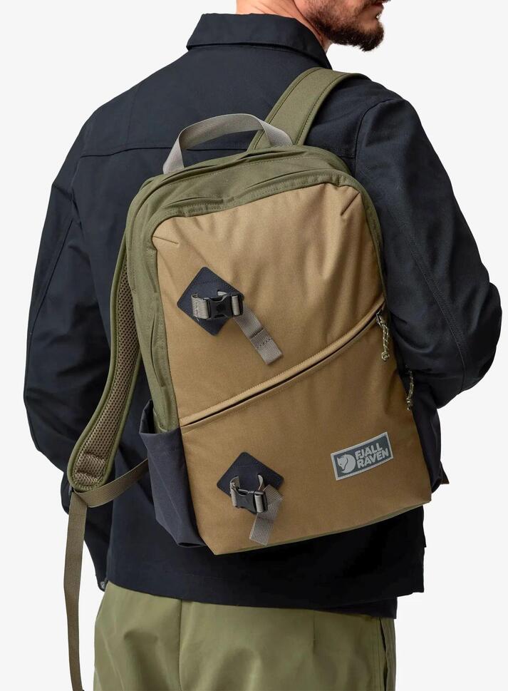 Plecak na laptopa Fjallraven Vardag Backpack 17 - green/clay
