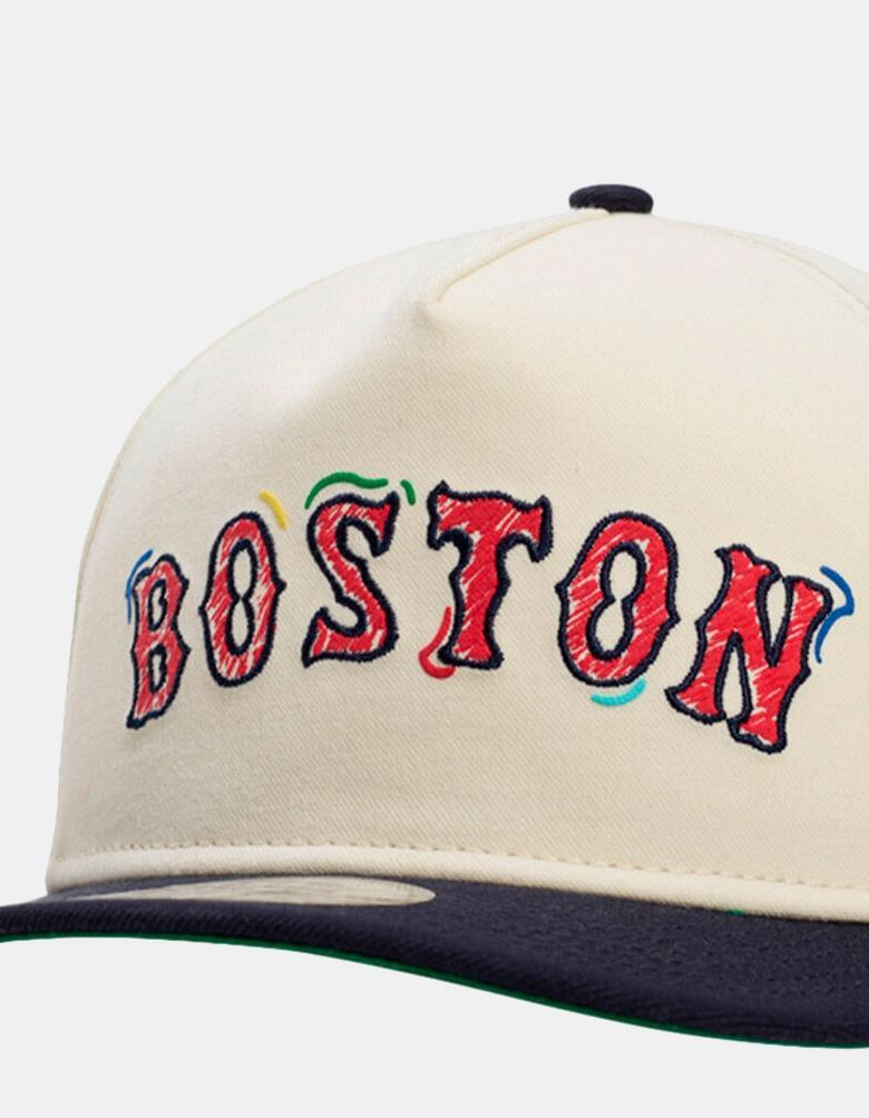 Prendas de cabeza New era Team scribble 24053 bosred Blanco 2/4