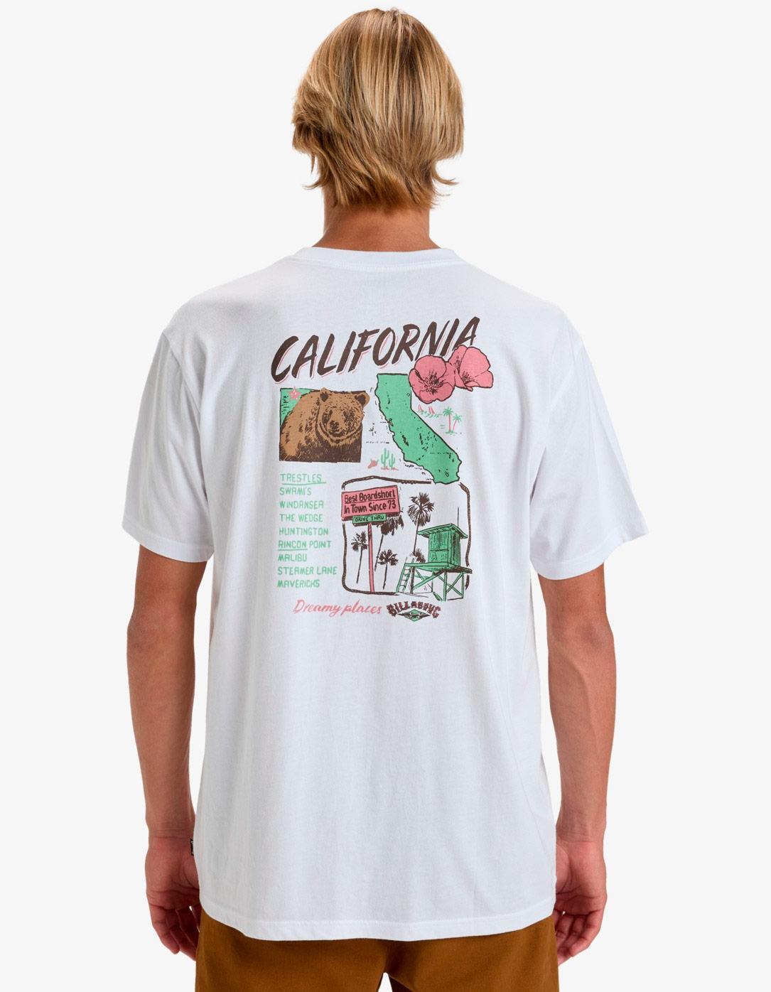 BILLABONG Camiseta para Hombre Billabong Dreamy place Blanco
