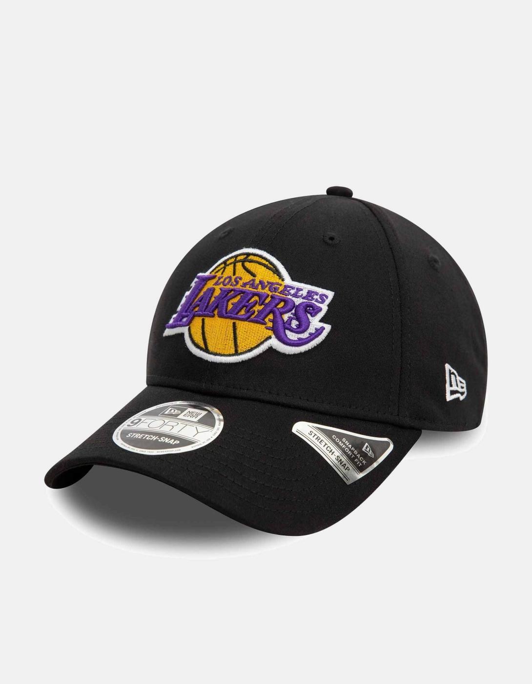 Bonnet New Era Los Angeles Lakers stretch noir. 2/5