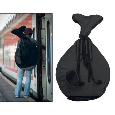 QU-AX Rucksack für Einrad 20" für Einrad. schwarz