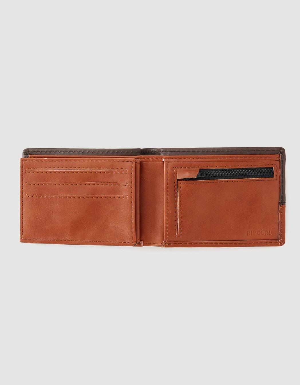 Monedero Rip curl  corpawatu icon pu slim  Marrón 3/4