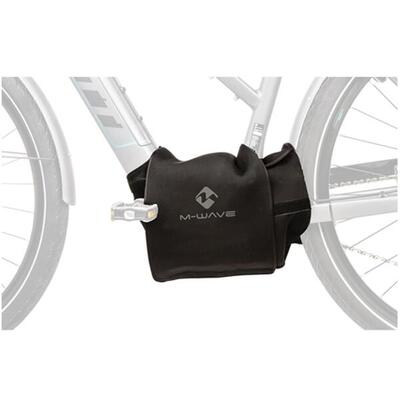 M-WAVE Motor-Schutzhülle für E-Bike Motor. universell passend. schwarz