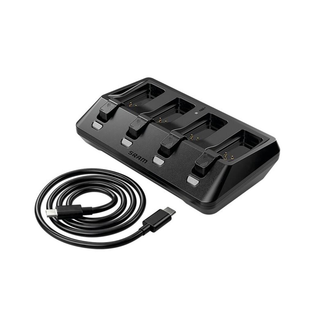 Simultaneous 4-port battery charger + usb-c cable Sram AXS