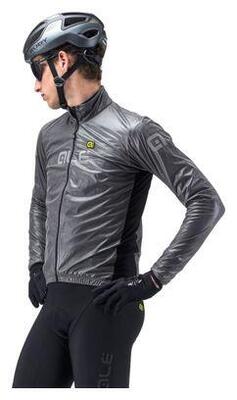 Alé Guscio Langarm-Jacke Schwarz Reflektierend