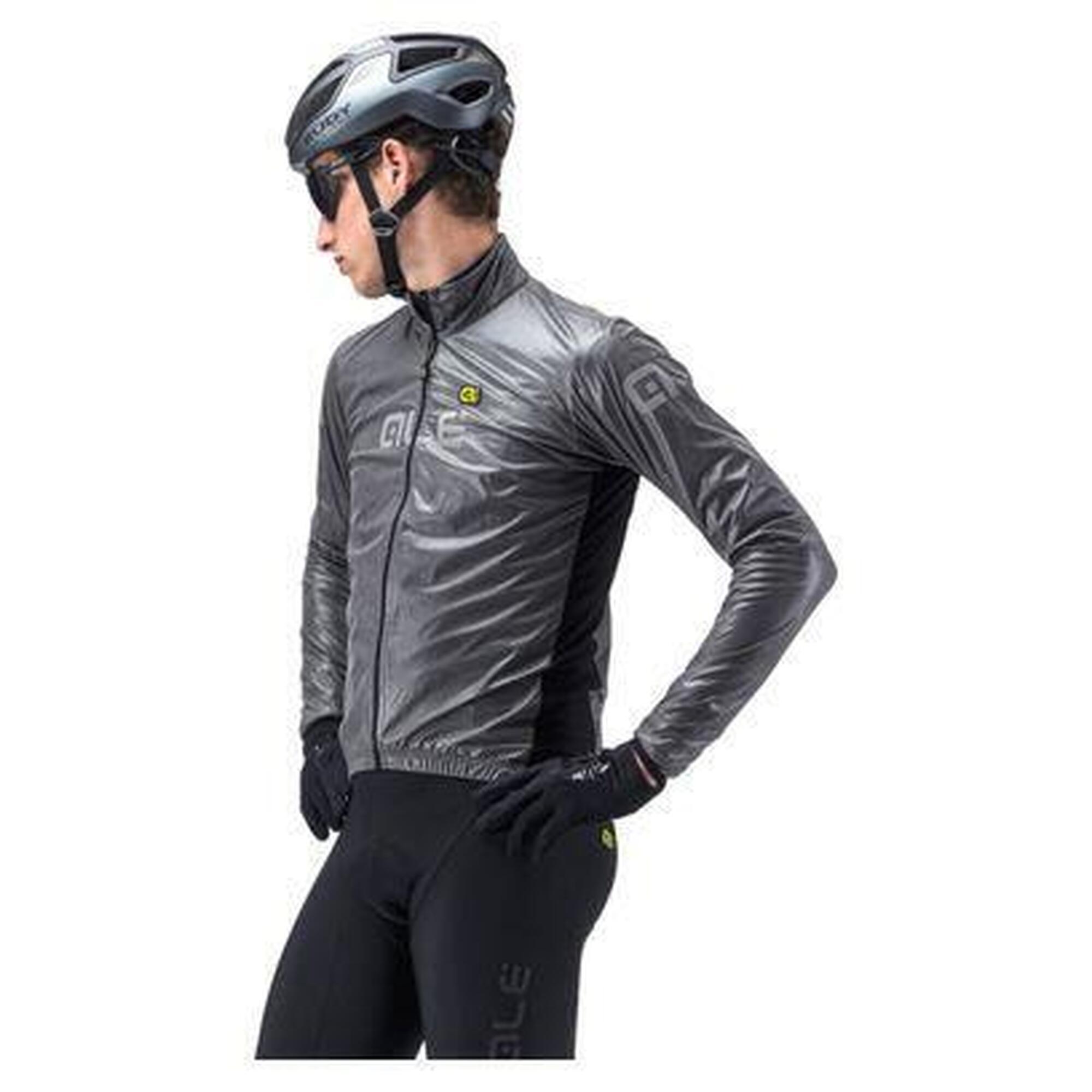 Alé Cycling - Veste Manches Longues Alé Guscio Noir Réflechissant - Maillot Sans Manche - Noir - 48 Xl - Decathlon