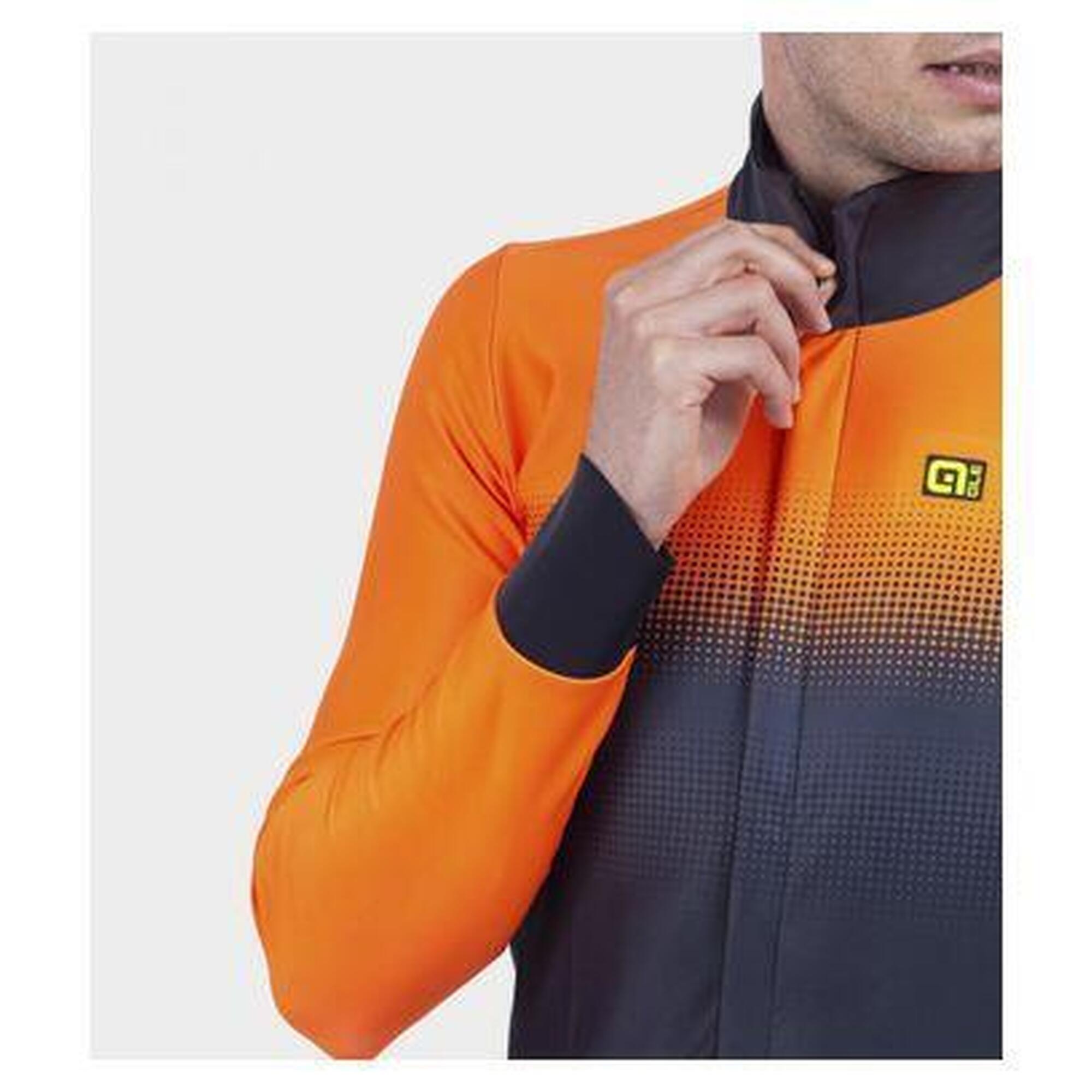 Veste Manches Longues Alé Gradient Noir/Orange Fluo