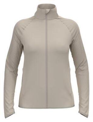 Odlo zeroweight warm 2.0 hybride jas voor dames beige