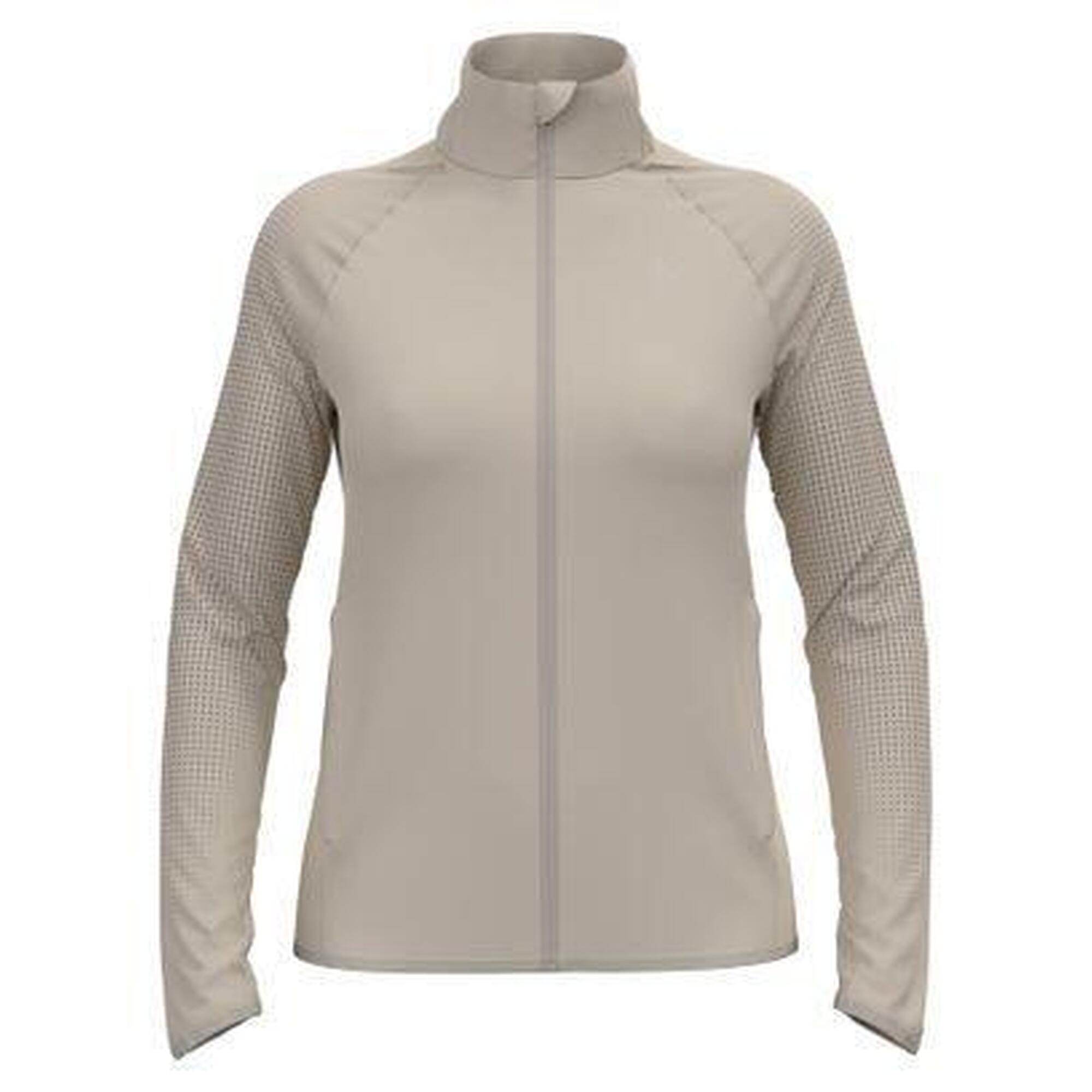 Odlo - Veste Running Hybride Odlo Zeroweight Warm 2.0 Beige Femme - Veste - Beige - Decathlon