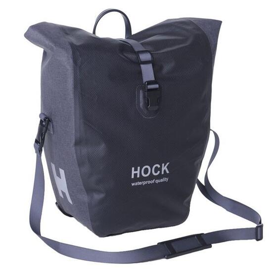 Hock Fahrrad-Gepäcktasche Rain-Pack schwarz/grau