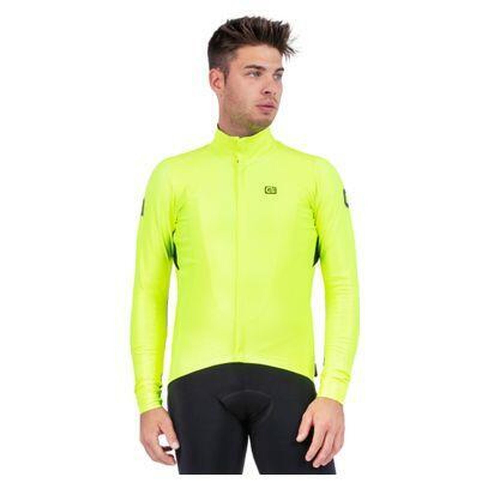 Alé Cycling - Veste K-tornado 2.0 Manches Longues Alé Jaune Fluo - Veste - Bleu|jaune|noir - 42 M/l - Decathlon