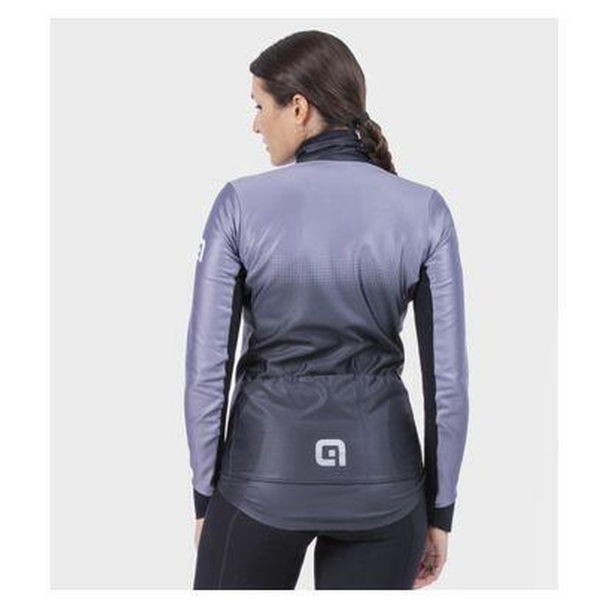Veste Manches Longues Femme Alé Gradient Gris/Noir