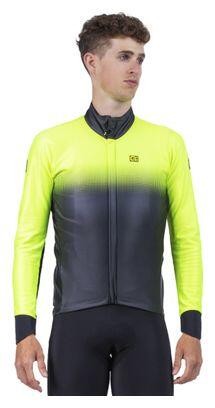 Alé Gradient Long Sleeve Jacket Black/Fluorescent Yellow