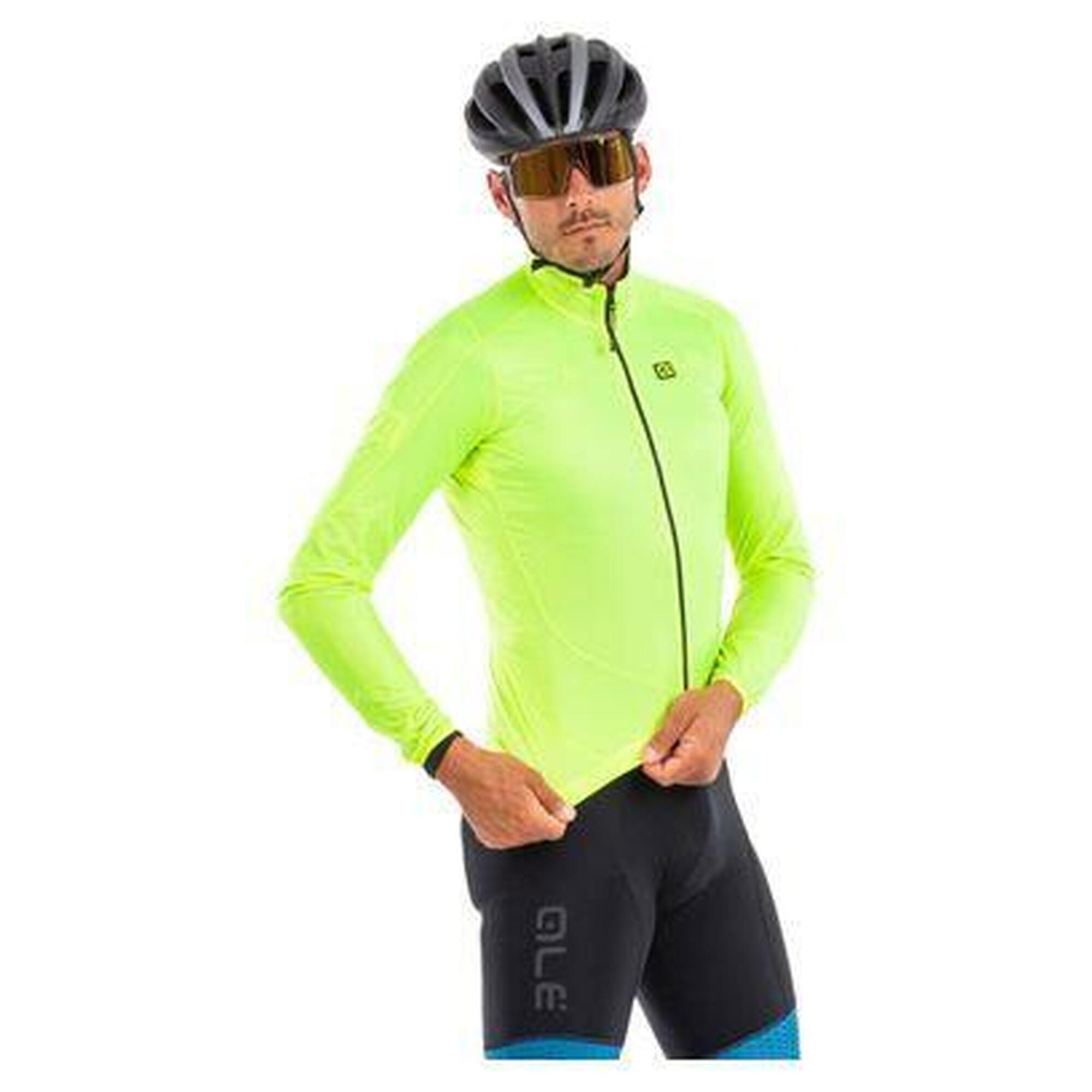 Alé Cycling - Veste Manches Longues Alé Light Pack Jaune Fluo - Veste - Jaune - S - Decathlon