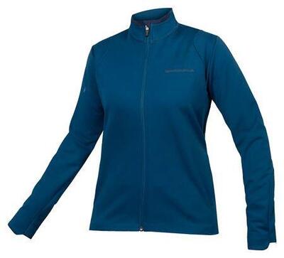 Damen Langarm Softshelljacke SingleTrack Blau
