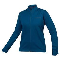 Veste Manches Longues Femme Softshell SingleTrack Bleu