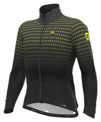 Alé Bullet Langarmjacke Schwarz/Grau/Gelb