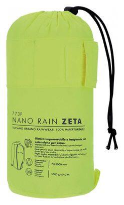 Veste imperméable Tucano Urbano Nano Rain Zeta Jaune Fluo 5/7