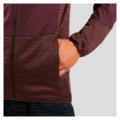 Veste Manches Longues Odlo Run Easy Warm Violet Homme 6/7