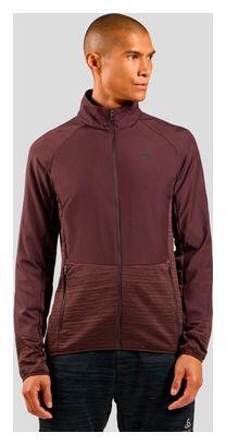 Veste Manches Longues Odlo Run Easy Warm Violet Homme 4/7