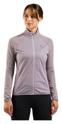 Odlo zeroweight warm 2.0 hybride jas voor dames grijs