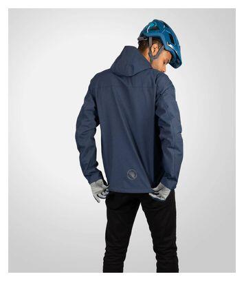 Wasserdichte Jacke Endura Hummvee Marineblau 7/7