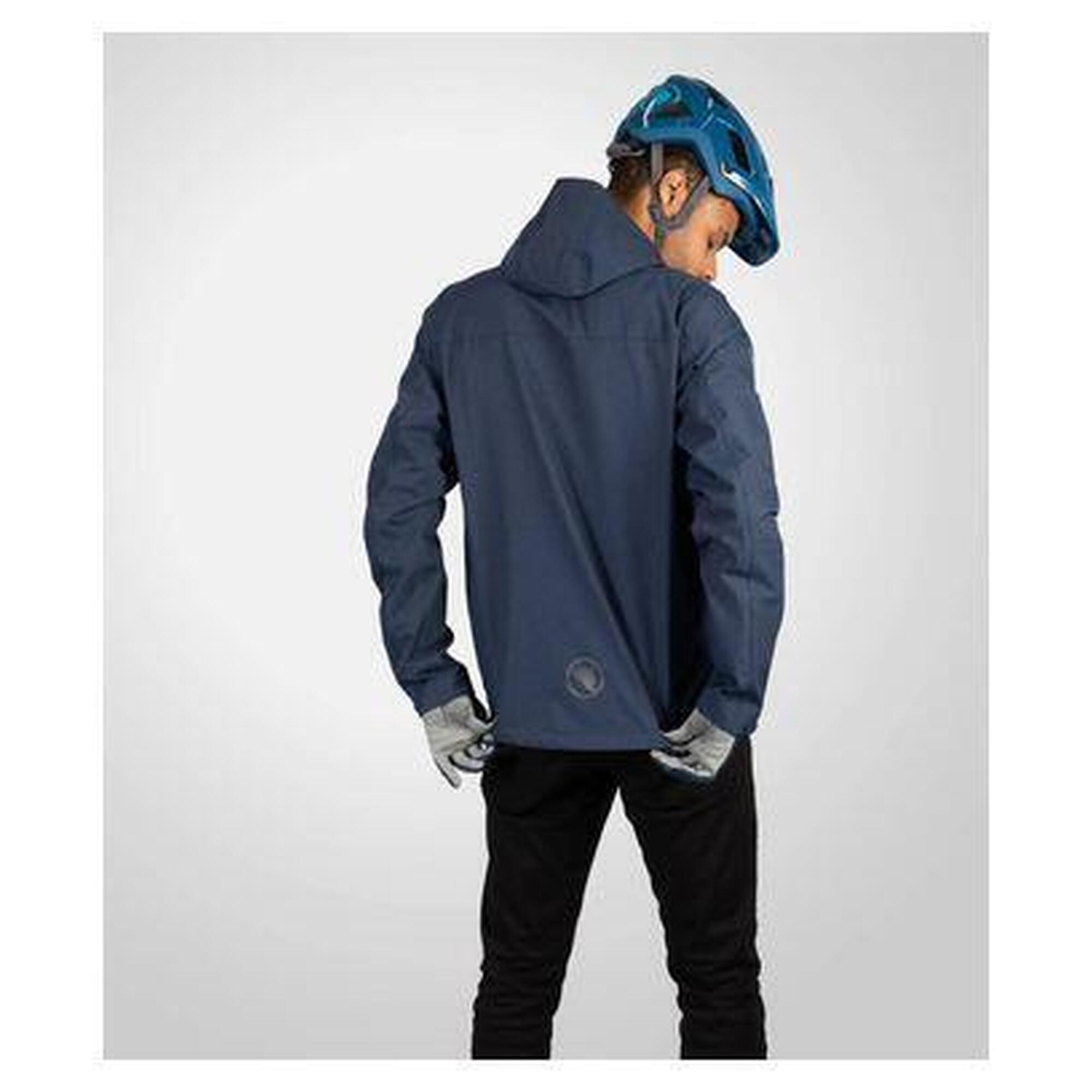 Endura Hummvee Jachet03 Impermeabil03 cu Glug03 Ink Blue 2XL