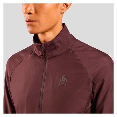 Odlo Run Easy Warm Long Sleeve Jas Paars 7/7