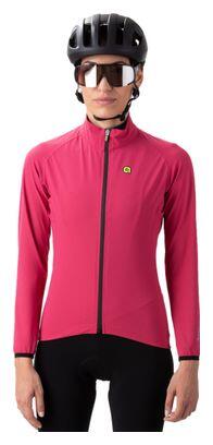 Wasserdichte Damenjacke Alé Racing Pink