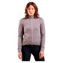 Veste Femme Odlo Zeroweight Performance Knit Imperméable Gris