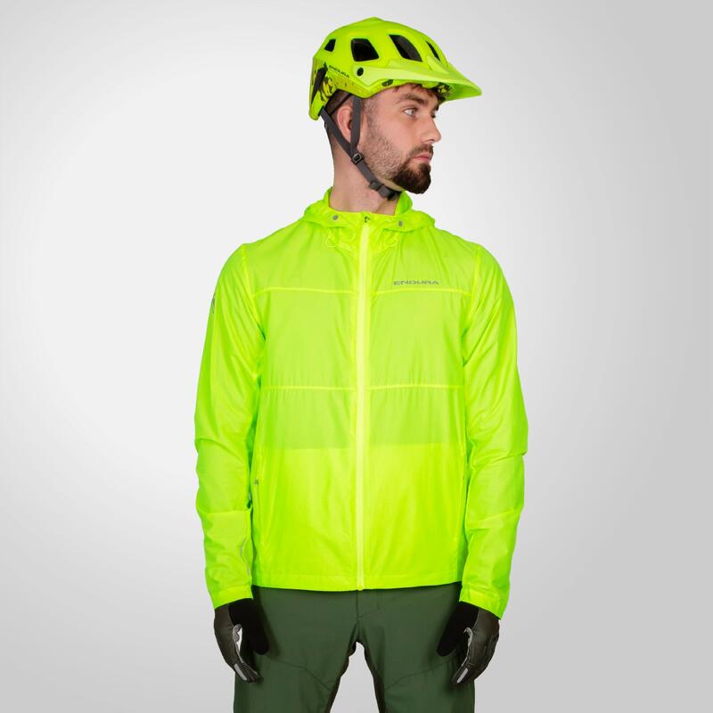 Geacă de ciclism pentru bărbați Endura Hummvee Windshell hi-viz