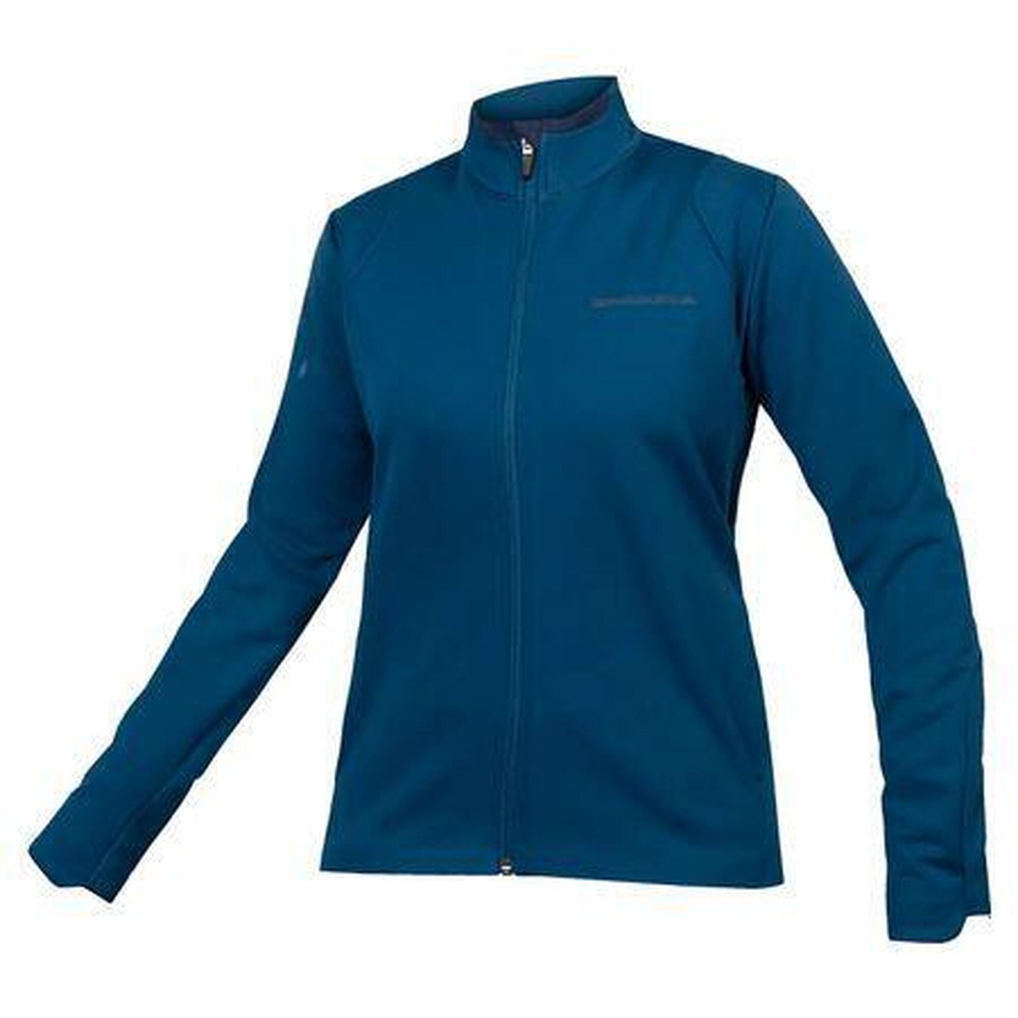 Endura - Veste Manches Longues Femme Softshell Singletrack Bleu - Veste - Bleu - S - Decathlon