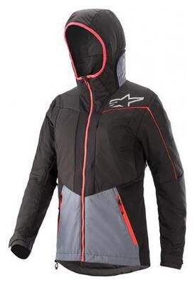 Alpinestars women's jacket stella denali 2 gray / black / coral fluo