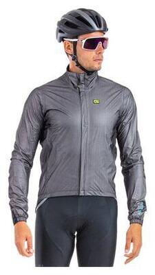Alé extreme grey long sleeve waterproof jacket