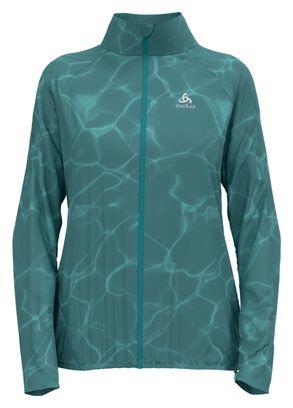 Odlo Zeroweight Print Women's Running Jacket Blau