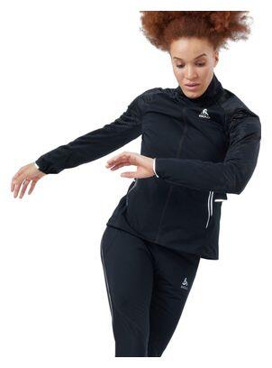 Wasserabweisende Jacke für Damen Odlo Zeroweight Pro Warm Reflective Schwarz