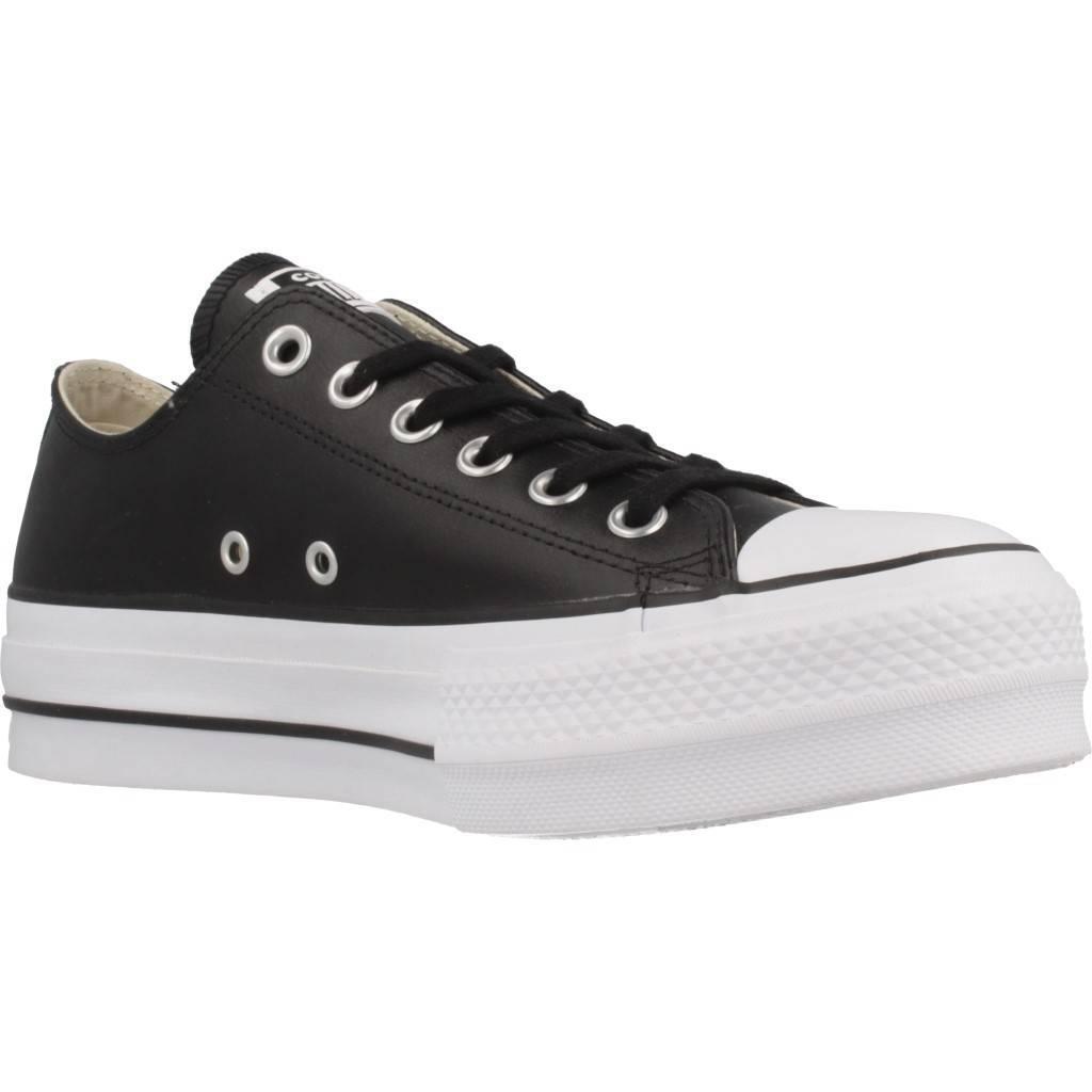 Baskets Converse Ctas Lift Clean Ox, Noir, Femmes 5/5
