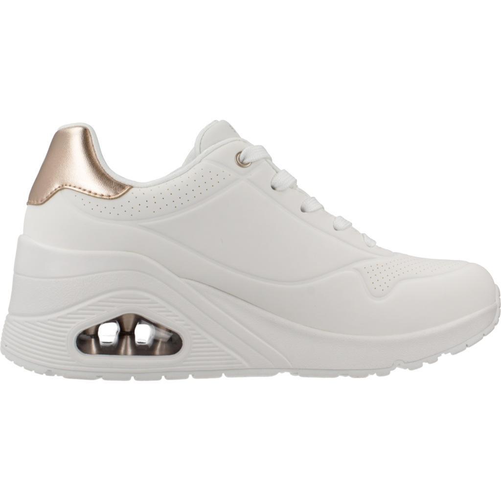 Baskets Skechers Modèle Uno Wedge - Hi Steps Couleur Blanc 4/5