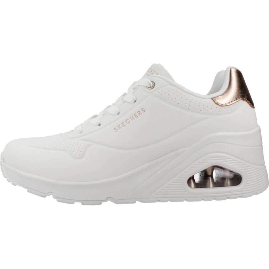 Baskets Skechers Modèle Uno Wedge - Hi Steps Couleur Blanc 2/5