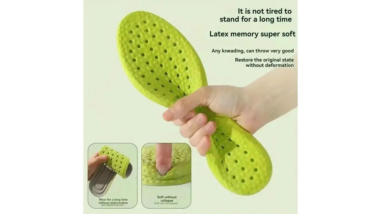 Set 2 Branturi Sport Super Soft, spuma memorie, cu absorbtie soc, marimea 39-40 2/5