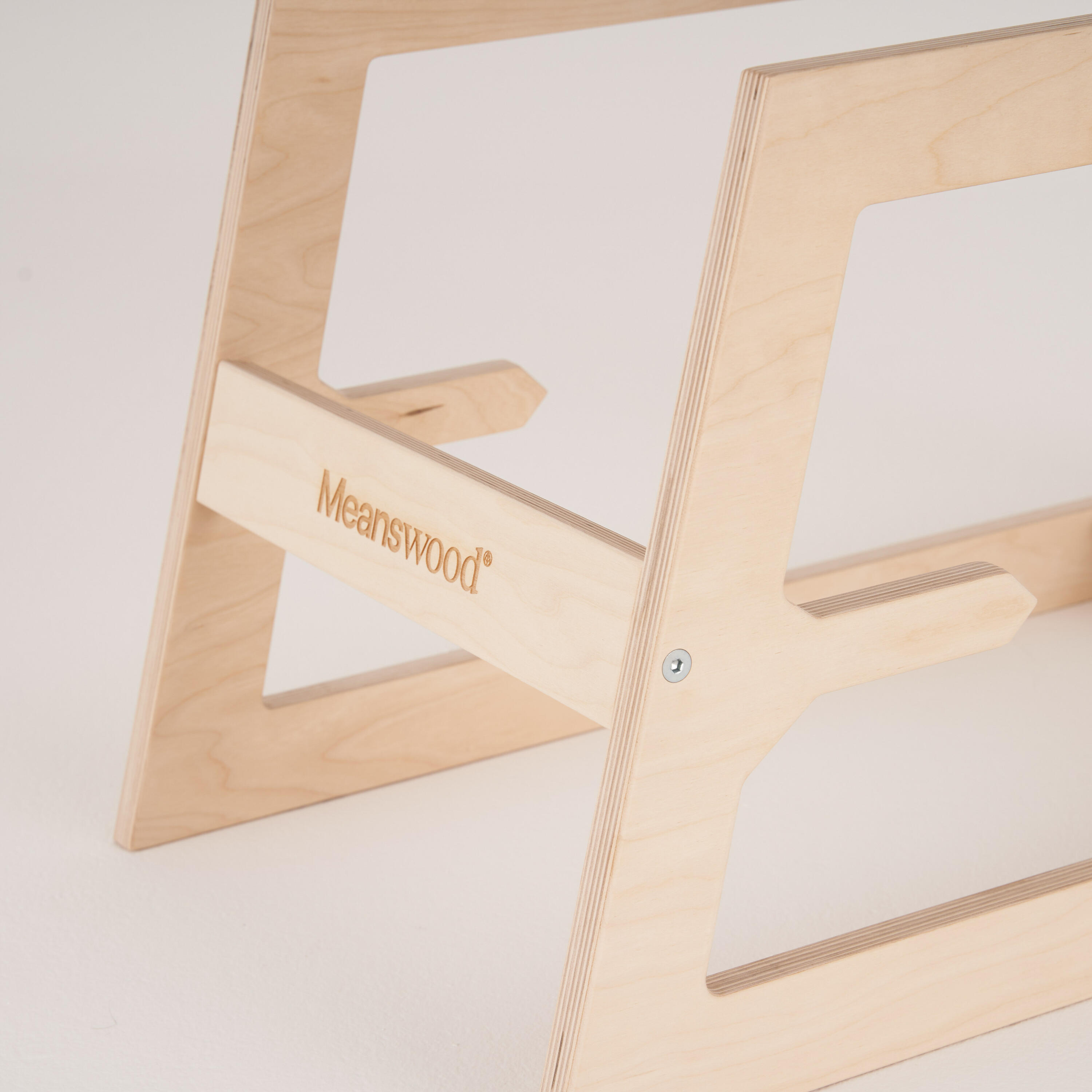 Panca Yoga Per Inversioni MeansWood | Sedia Per Sirsasana | Legno Naturale - Foto 9