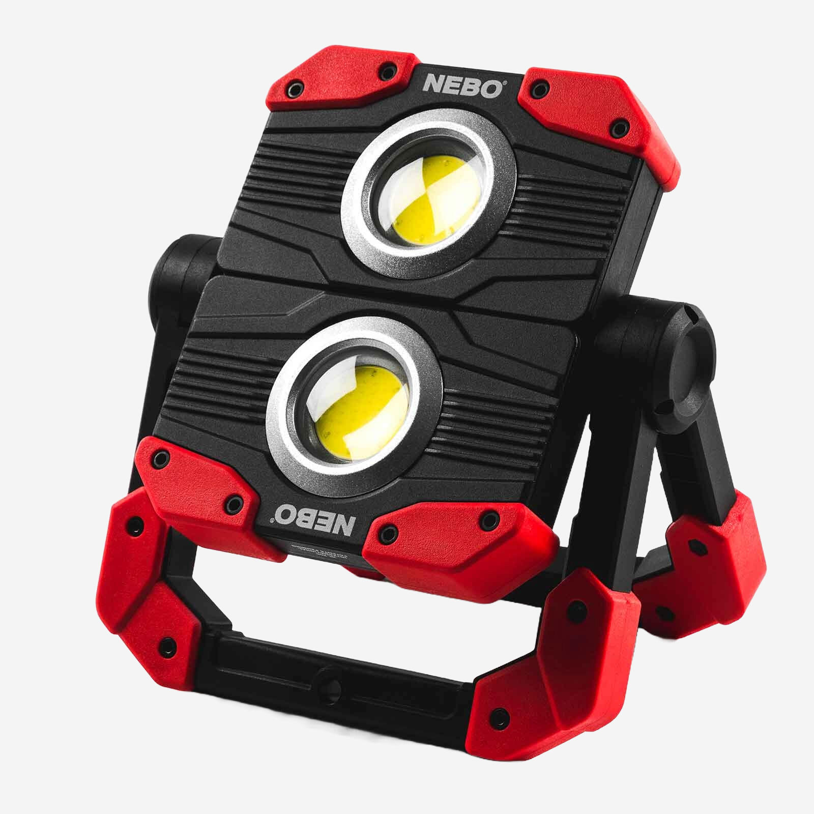 Nebo - Nebo Omni 2k – Projecteur Led Rechargeable 2000lm Pivotant Fonction Powerbank - Lampe - Noir|rouge - Taille Unique - Decathlon
