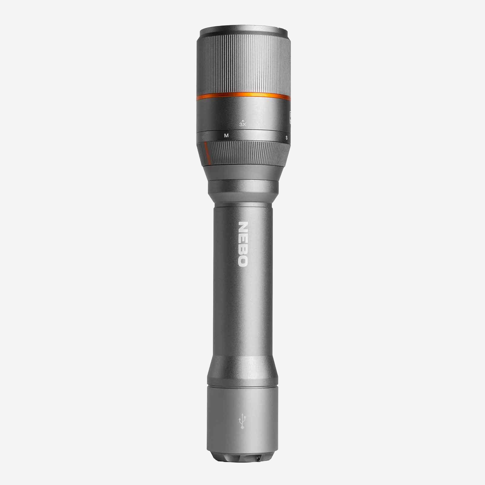 NEBO DAVINCI 3500 – Lampe Torche LED Rechargeable 3500 lm - Zoom 3x 2/7