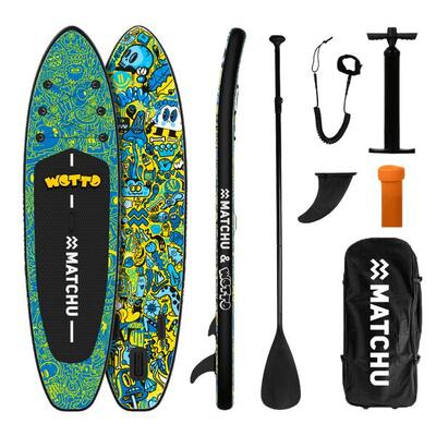 SUP Gonfiabile - Stand up Paddle - SUP Board 10”6 - WOTTO Ltd. Art Series