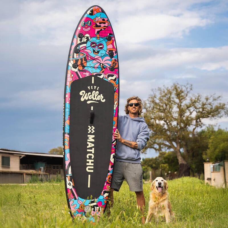 YEYE WELLER x MATCHU - Deska SUP pneumatyczna - Limited Art Collection