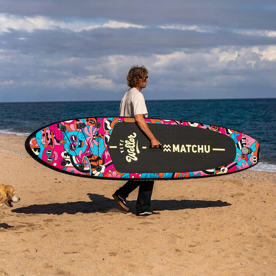 YEYE WELLER x MATCHU - Deska SUP pneumatyczna - Limited Art Collection
