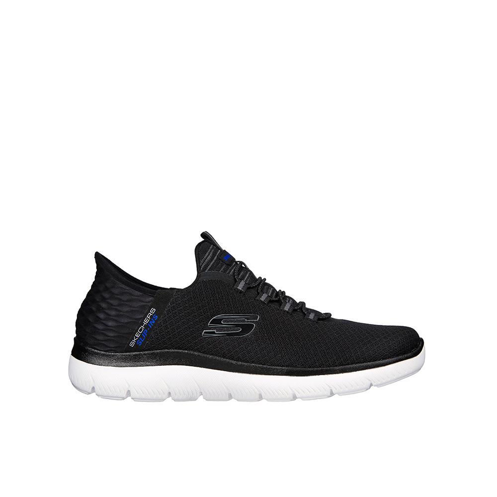 SKECHERS 232457/blk Summits - High Range Mens Sports Low Top Slip On Trainers
