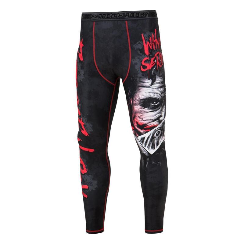 Legginsy do MMA męskie EXTREME HOBBY WHY SO SERIOUS