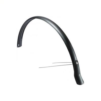 Eurofender snello achterspatbord 28 inch - 51mm breed, mat zwart