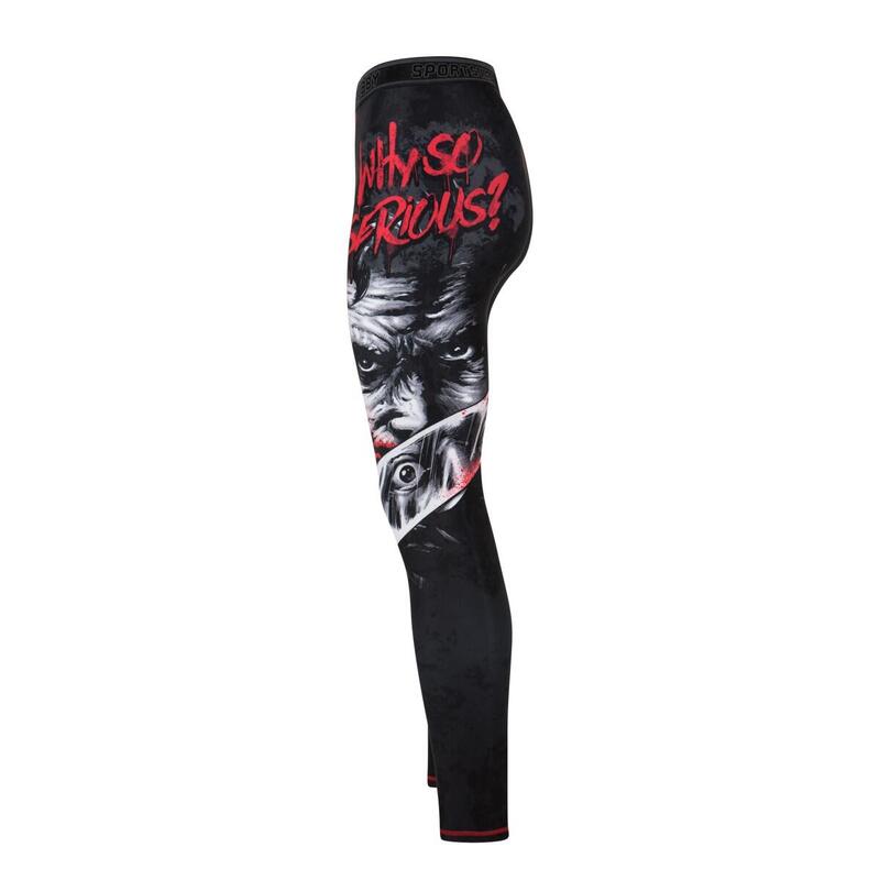 Legginsy do MMA męskie EXTREME HOBBY WHY SO SERIOUS